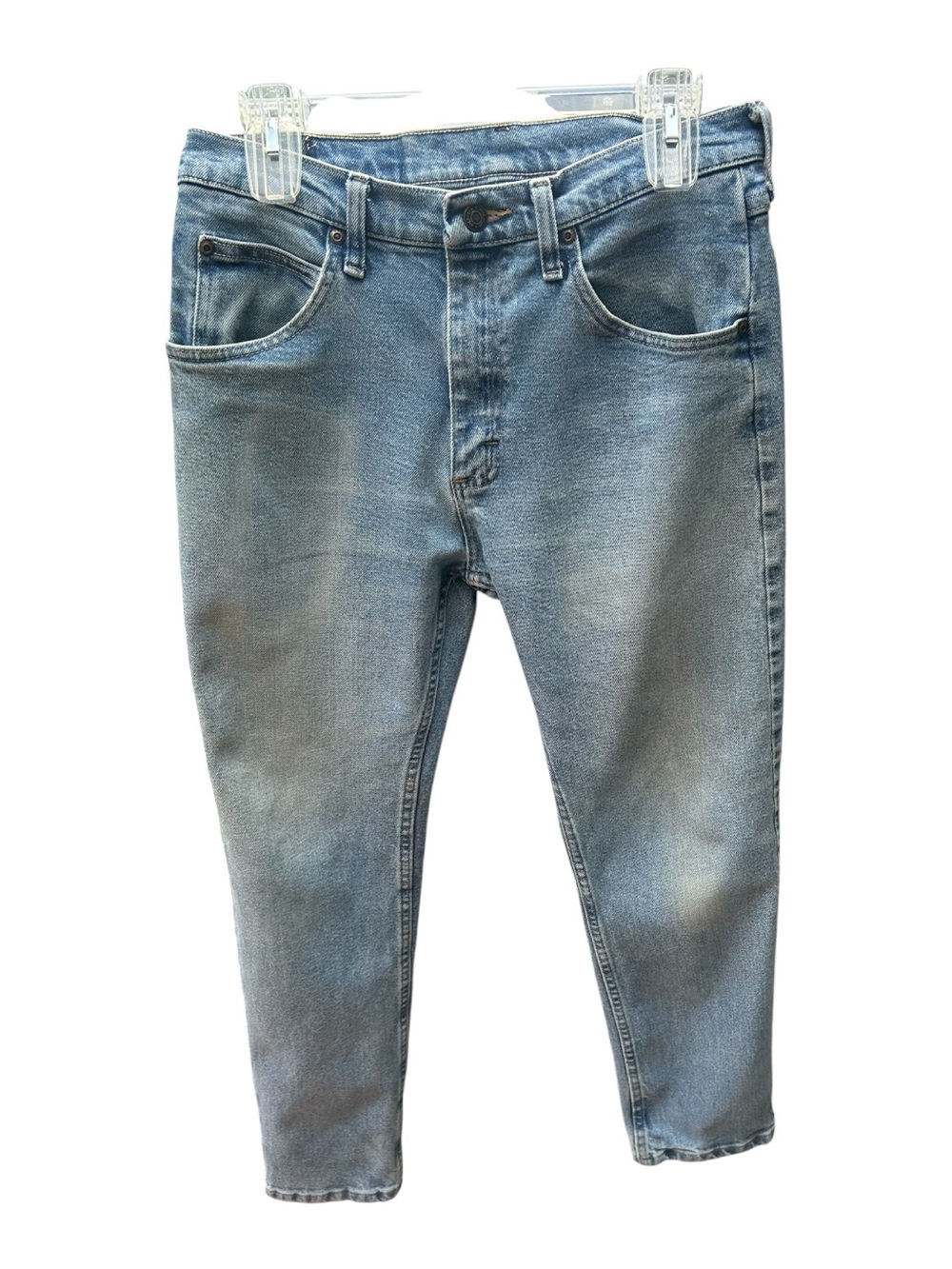 Wrangler Men's Light Blue Slim Straight Jeans